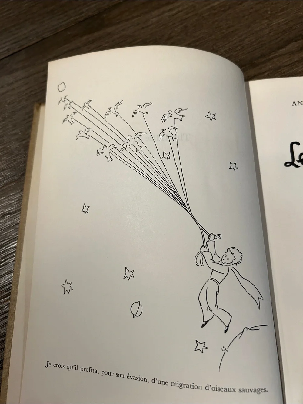 Vintage Le Petit Prince Antoine De Saint Exupery 1946 Educational Edition